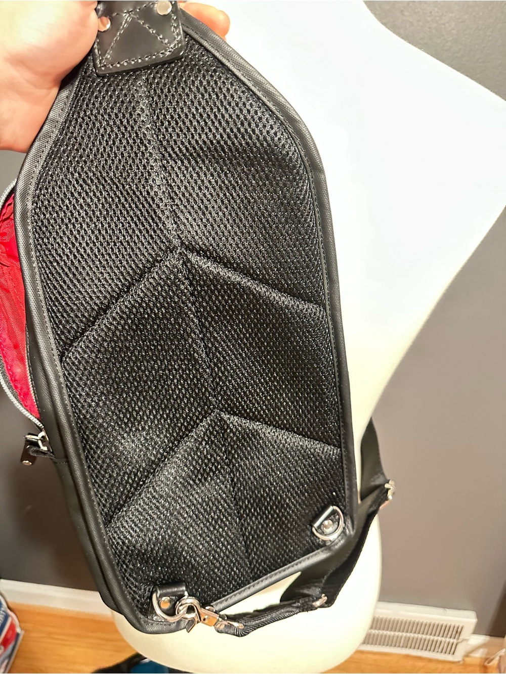 Harvest Label CONNECT Black Sling Backpack Crossbody Bag Osaka Japan - Picture 7 of 10